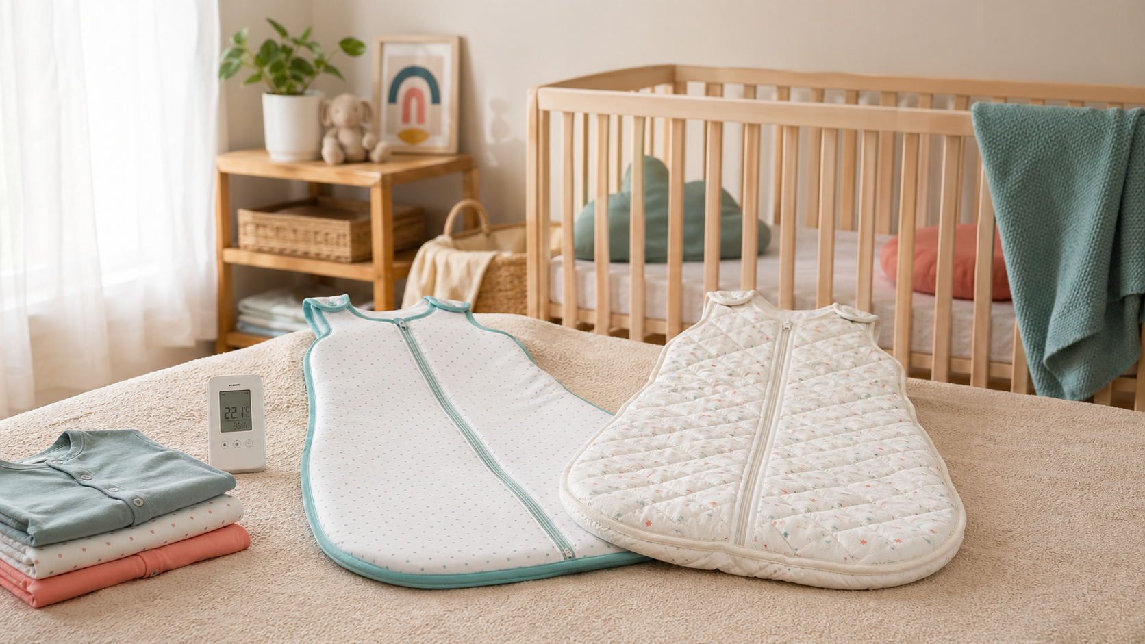 Sacos de dormir para bebé según TOG y temperatura