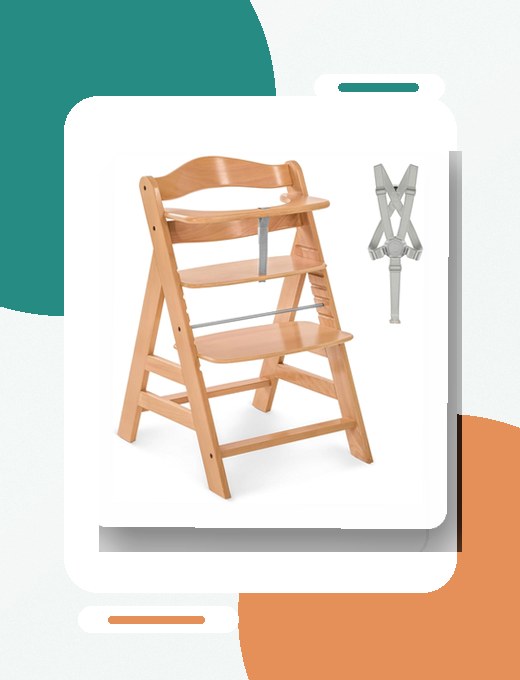 Hauck Alpha opiniones trona evolutiva de madera